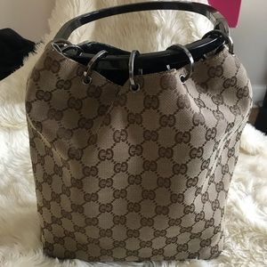 Authentic vintage monogram GUCCI bag